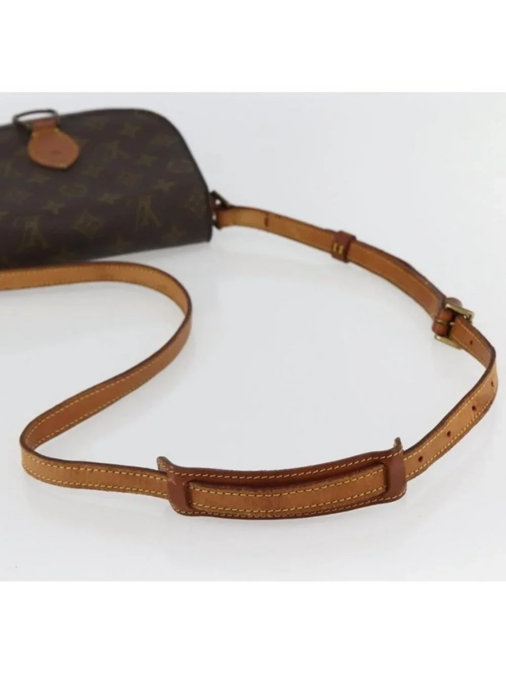 Authentic LOUIS VUITTON Monogram Saint Cloud MM Shoulder Bag M51243 LV